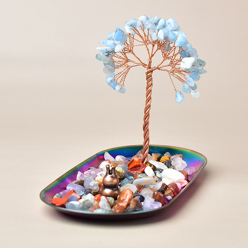 Natural Crystal Fortune Tree – Healing Energy Decor