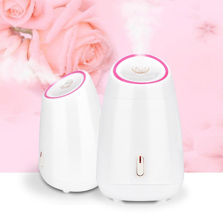 Portable nano spray beauty apparatus for facial hydration and skincare