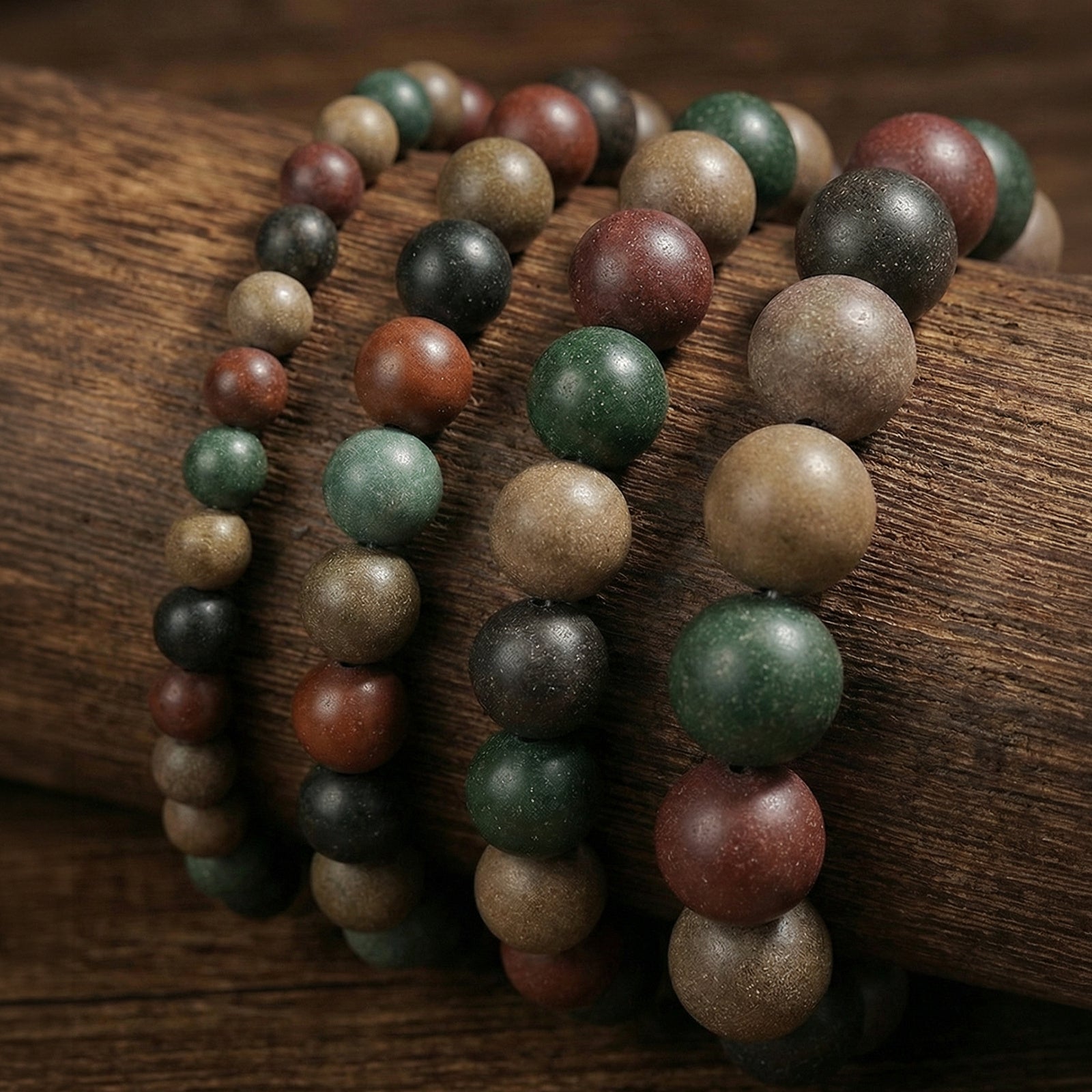Natural Stone Chakra Healing Bracelet - Handmade Crystal Energy Beaded Bracelet