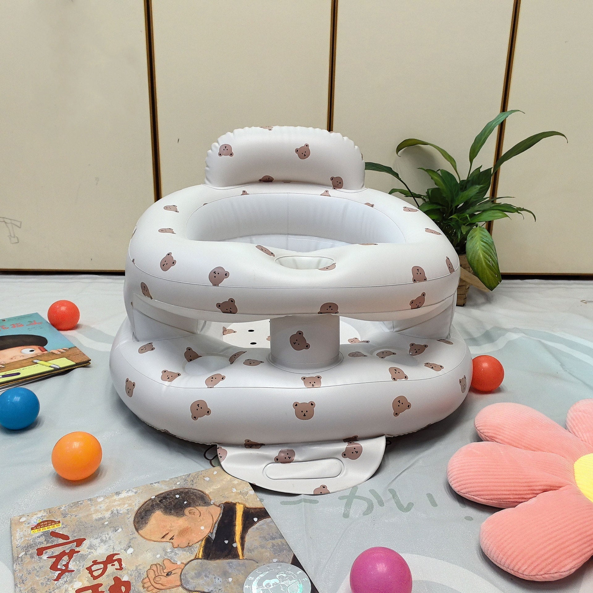 Infant Dining Chair - Baby Inflatable Sofa Seat for Feeding & Playtime