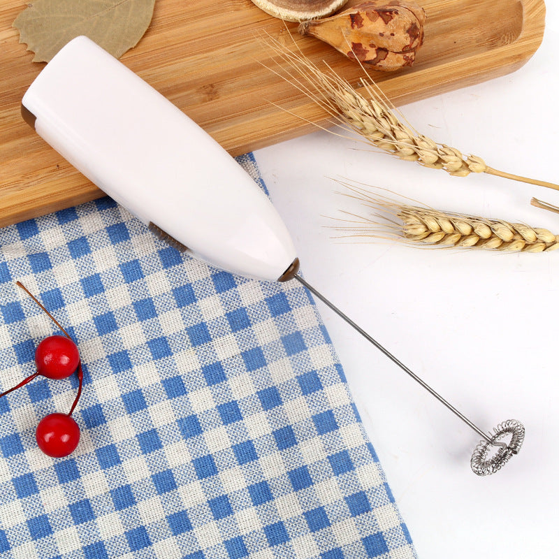Modern electric coffee blender egg beater in multiple colors for kitchen use
