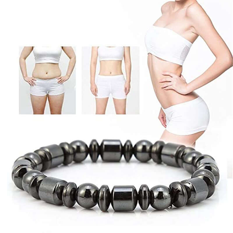 Unisex Pentagram Stone magnetic bracelet for health and weight loss benefits