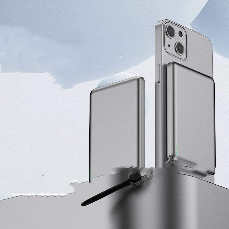 Ultra-Thin Magnetic Wireless Power Bank - 10000mAh Portable Fast Charger