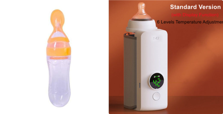 Portable Wireless Rechargeable Baby Bottle Warmer - USB Travel Milk Warmer