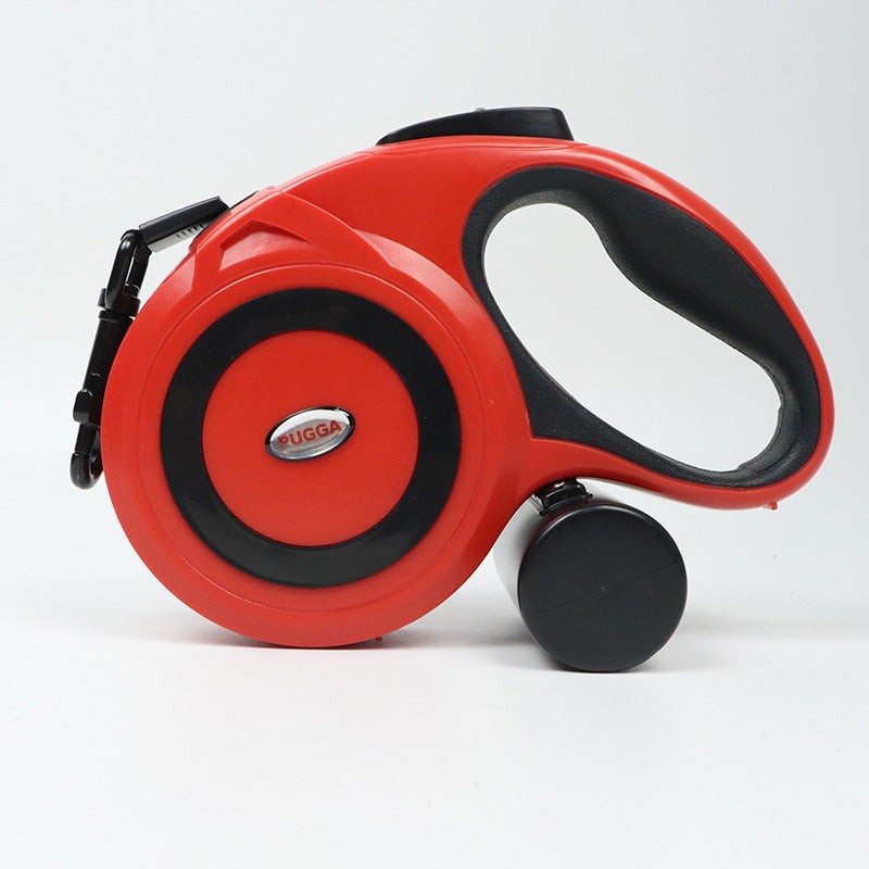 Automatic telescopic traction rope pet leash with ABS shell and nylon core in multiple colors