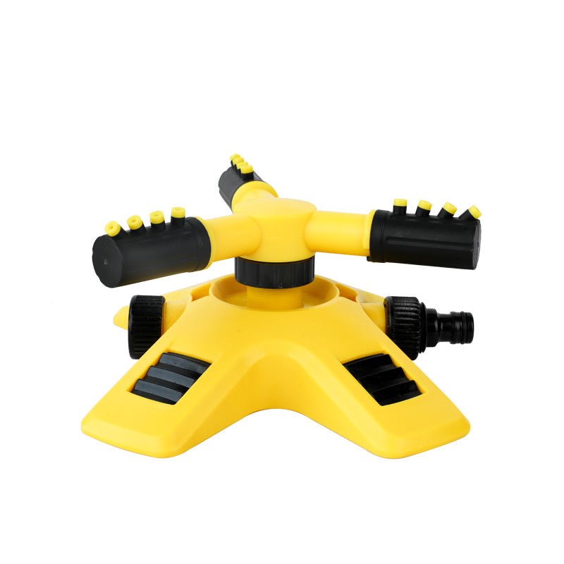 360 Degree Automatic Rotating Sprinkler Head Nursery Irrigation Rotating Trigeminal Sprinkler Tandem Sprinkler Watering Device