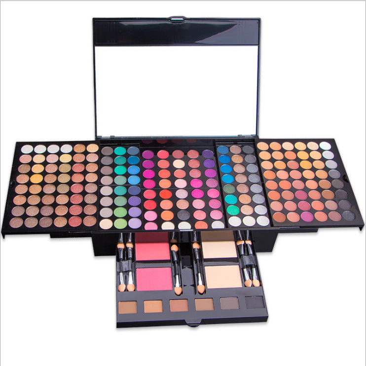 194 color eyeshadow palette with pearly matte shades in multiple colors