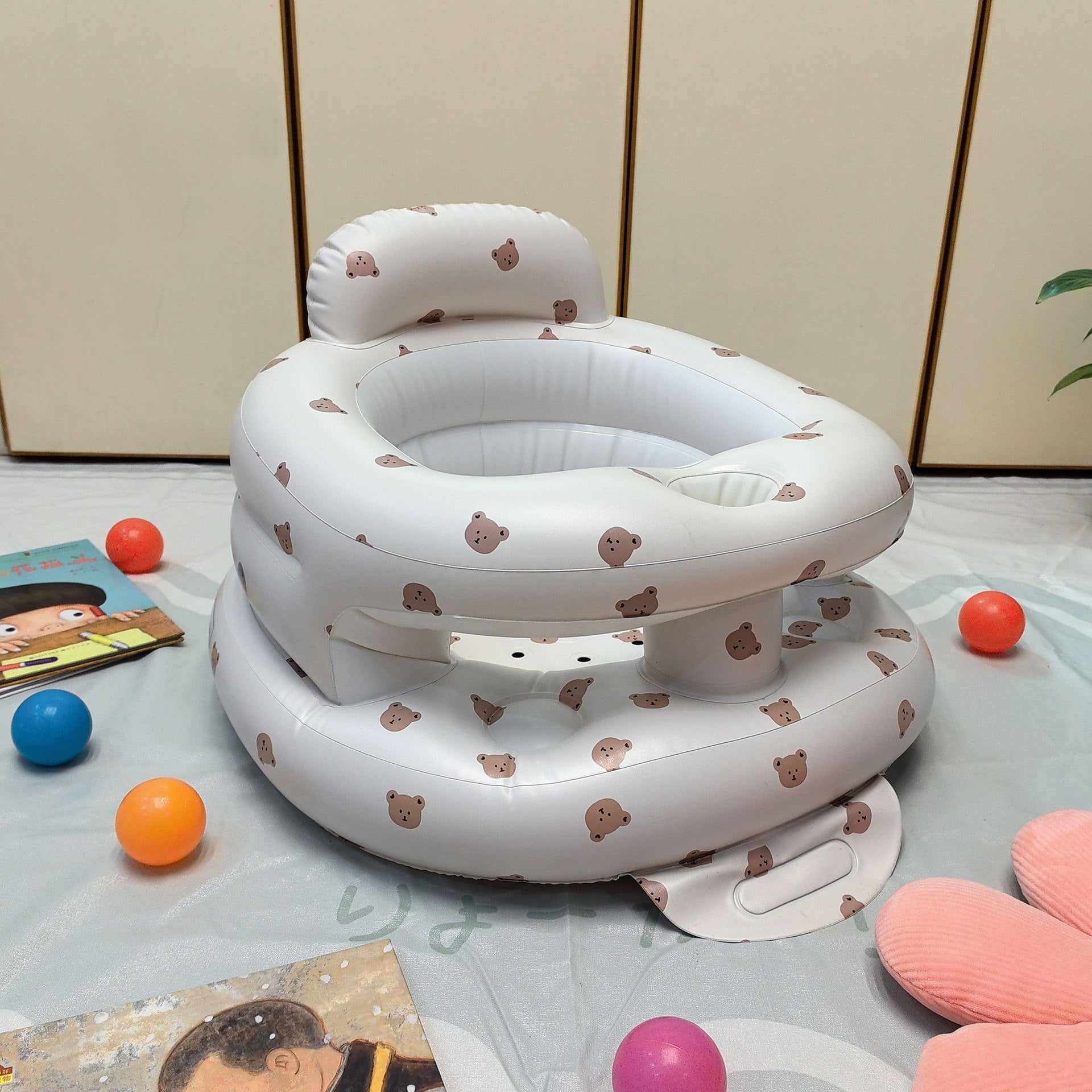 Infant Dining Chair - Baby Inflatable Sofa Seat for Feeding & Playtime