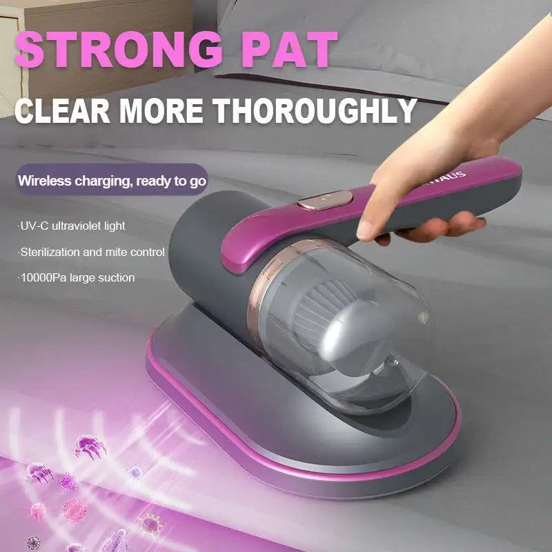 Electric UV Mite Remover wireless handheld vacuum cleaner for mattresses and sofas