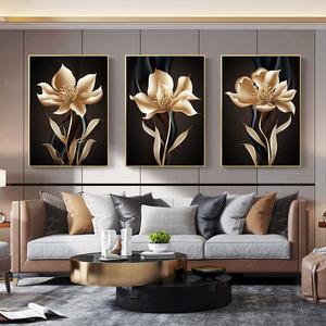 Crystal Porcelain Wall Art - Luxury Living Room Landscape Painting