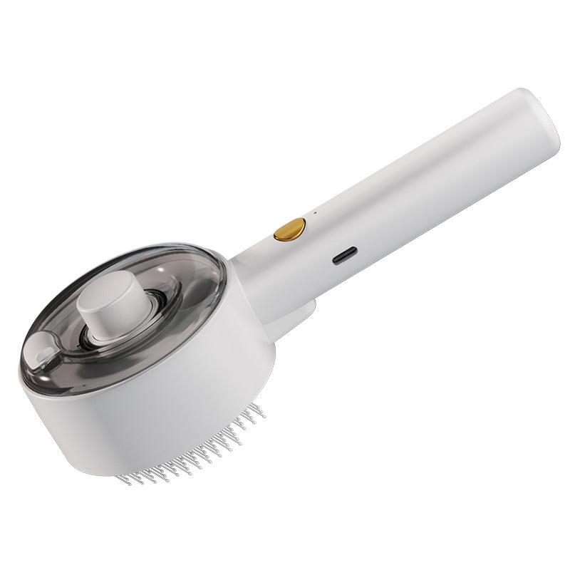 Pet Grooming Spray Brush with UV Sterilization - 3-in-1 Dog & Cat Hair Remover