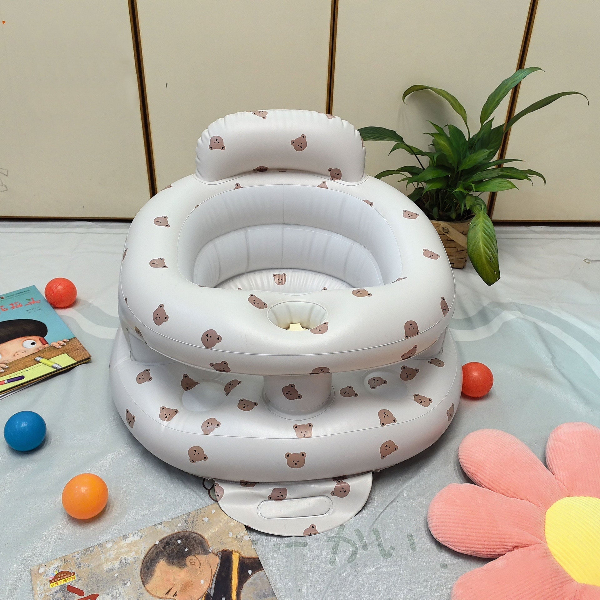 Infant Dining Chair - Baby Inflatable Sofa Seat for Feeding & Playtime