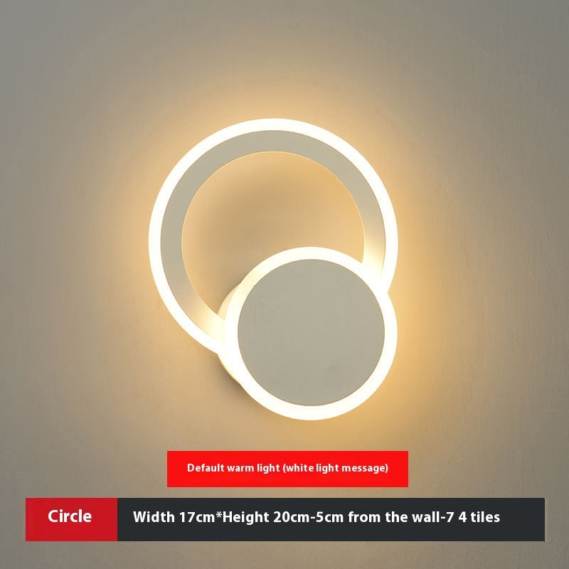 LED Heart-shaped Creative Bedroom Living Room Road Background Wall Bedside Lamp