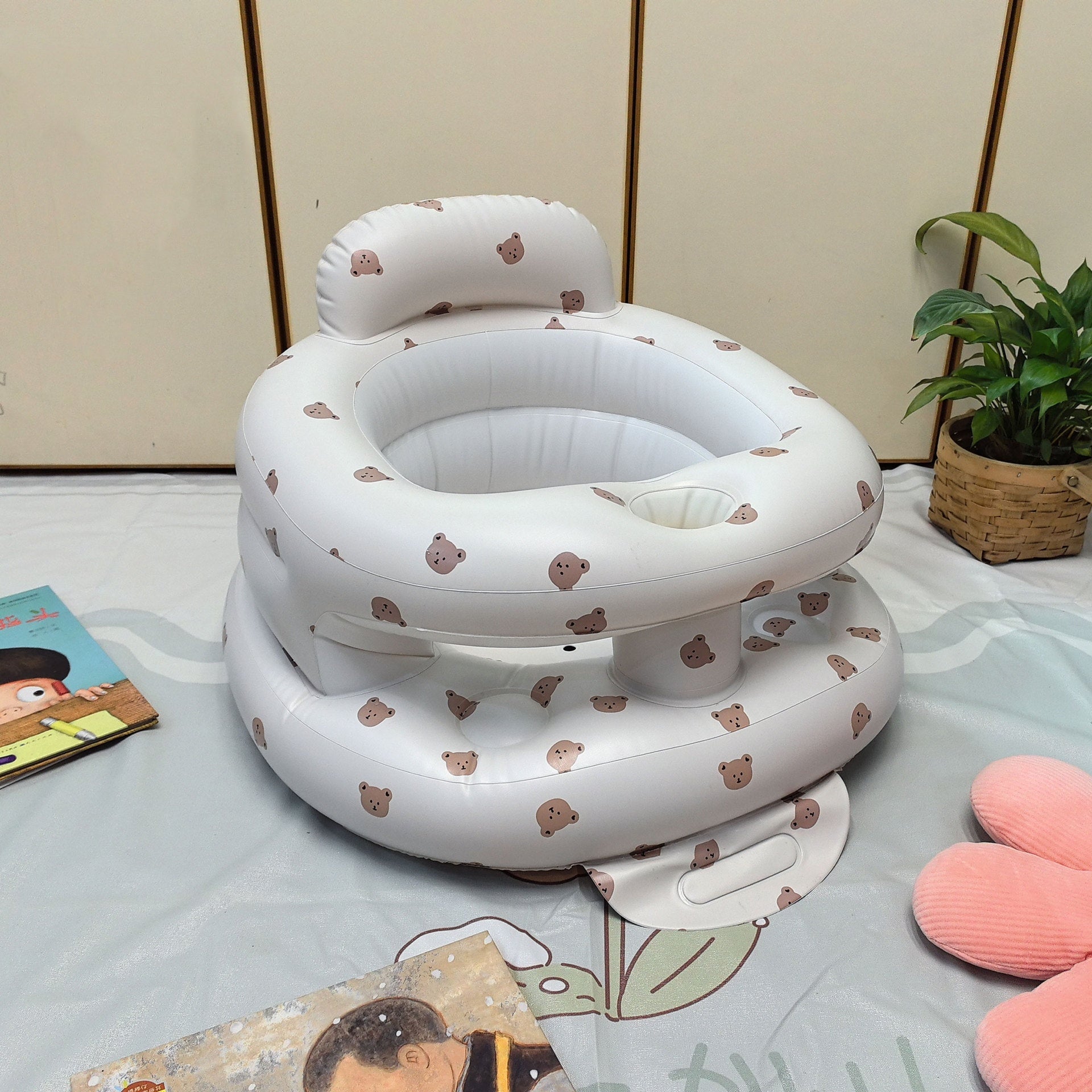 Infant Dining Chair - Baby Inflatable Sofa Seat for Feeding & Playtime