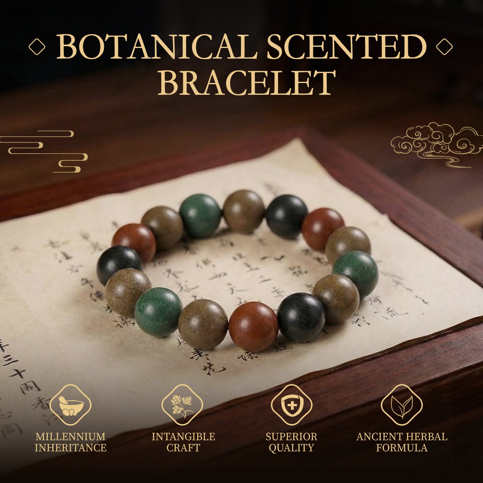 Natural Stone Chakra Healing Bracelet - Handmade Crystal Energy Beaded Bracelet
